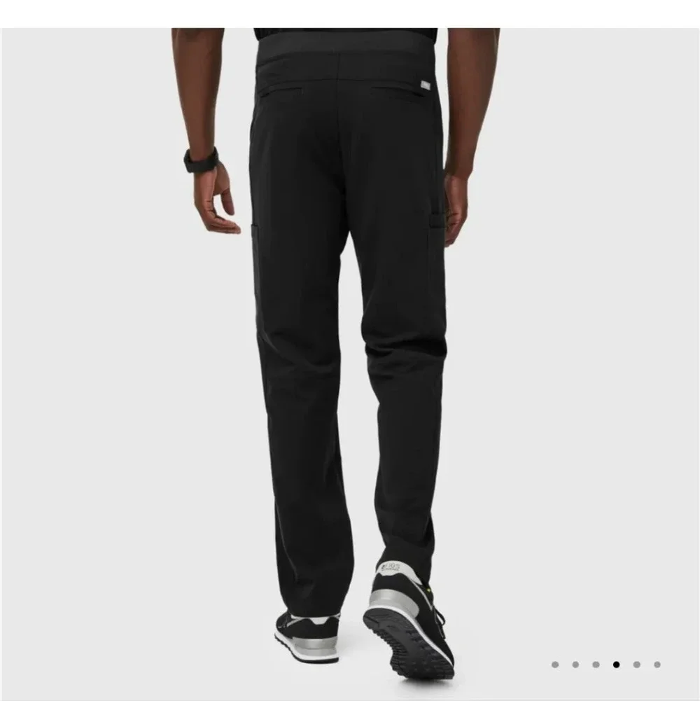 Figs Men's Axim Black Cargo Scrub Pants Size XL Short‎ XLS